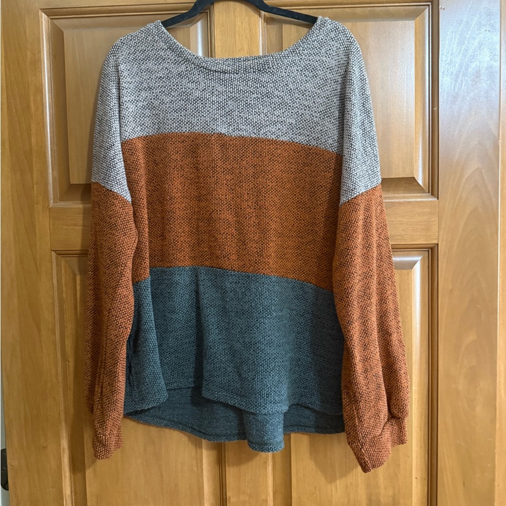 Chic Soul Multicolor Knit Sweater. PTP 26. Never worn.